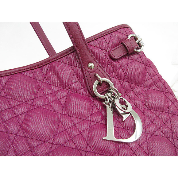 Christian Dior Panarea Tote Bag Purple - Picture 7 of 10